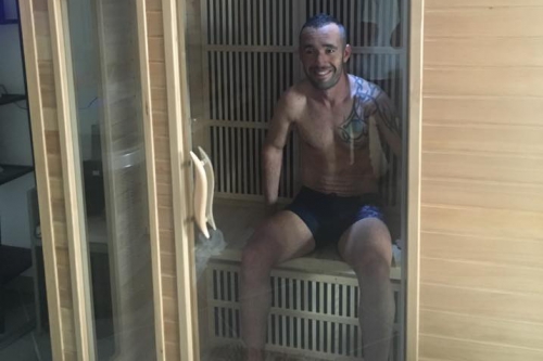 Azeddine au sauna