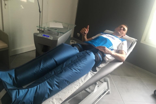 Emeric en pleine cryotherapie