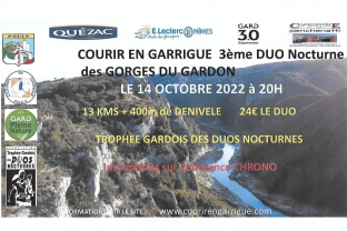 Duo Nocturne des Gorges du Gardon